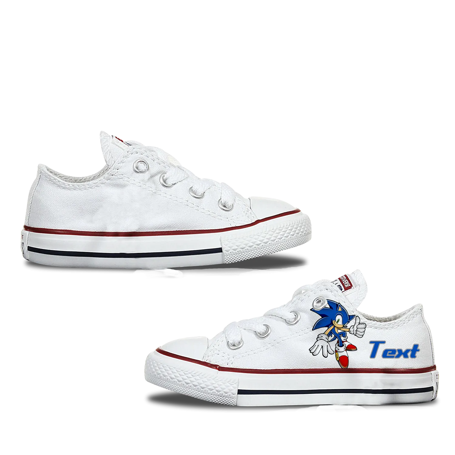 Sonic The Hedgehog Custom Converse