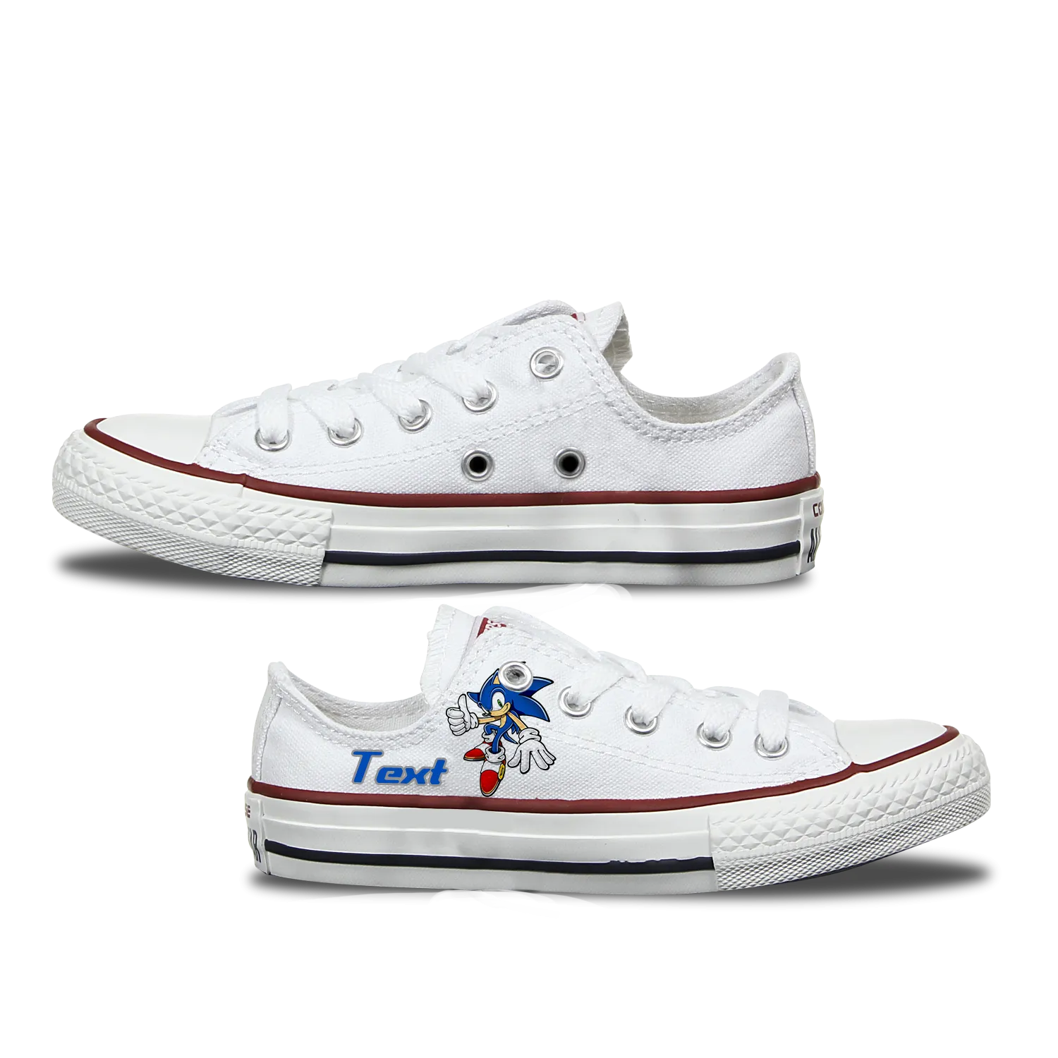 Sonic The Hedgehog Custom Converse