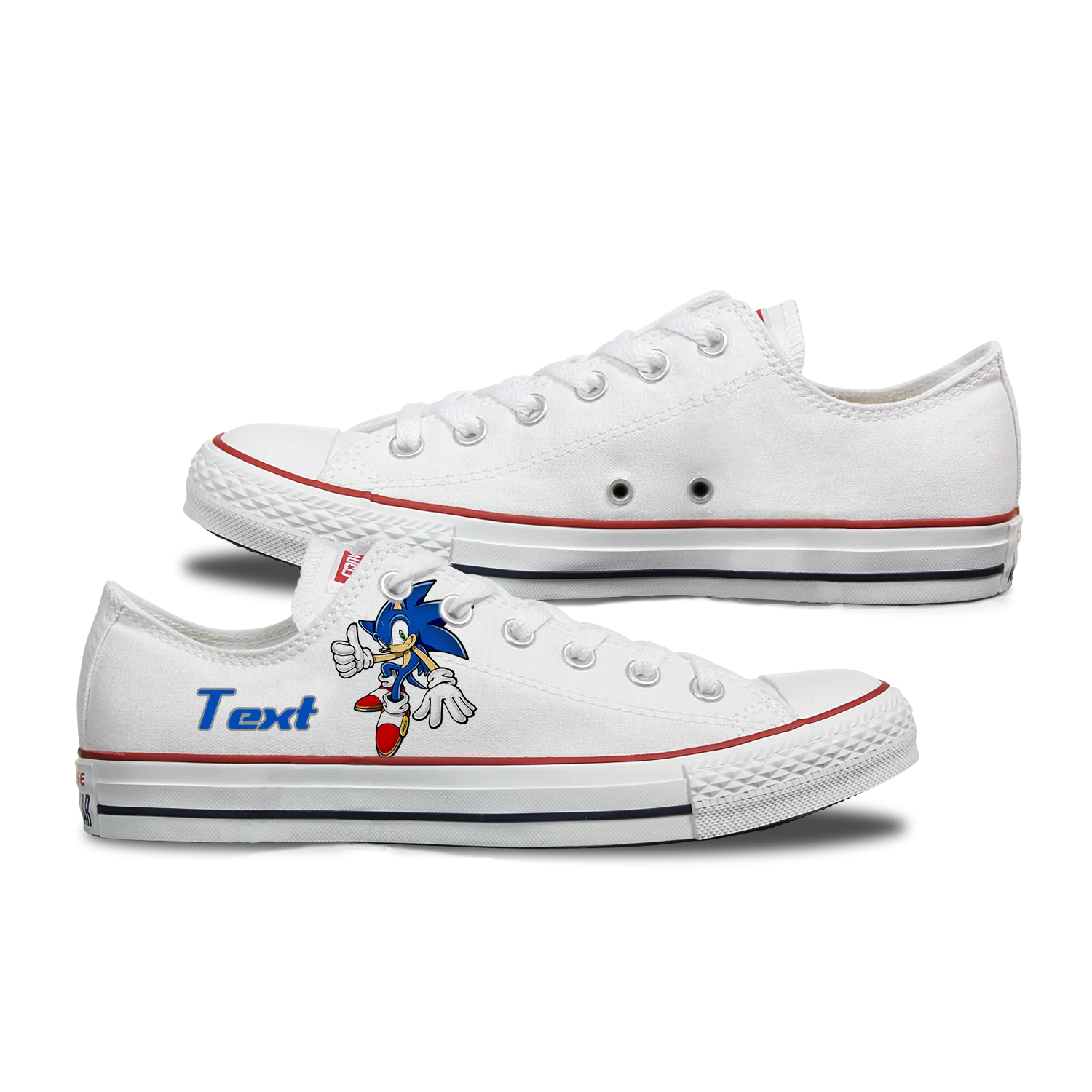 Sonic The Hedgehog Custom Converse