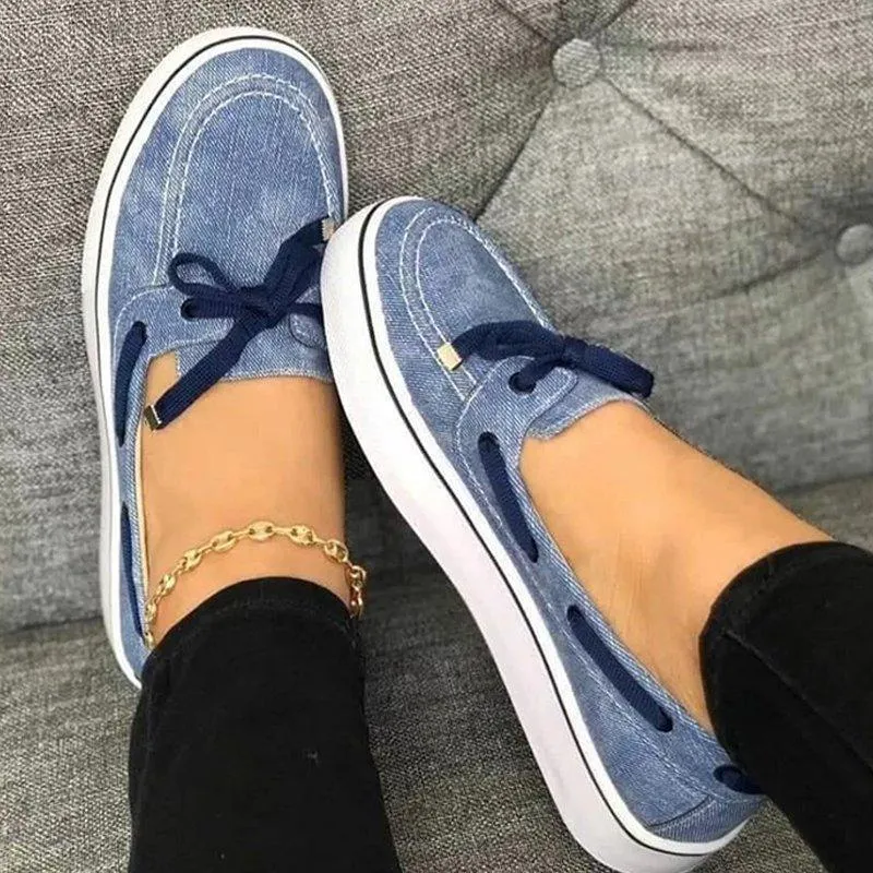 Women Faux Suede Comfy Sneaker Shoes